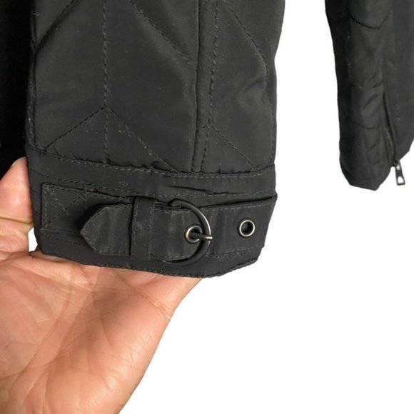 Guess Women's Black Quilted Puffer Jacket - Picture 7 of 12